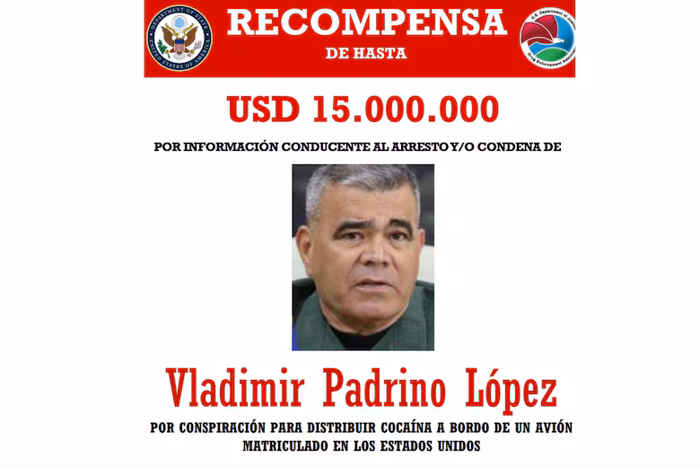 Padrino lopez recompensa eeuu